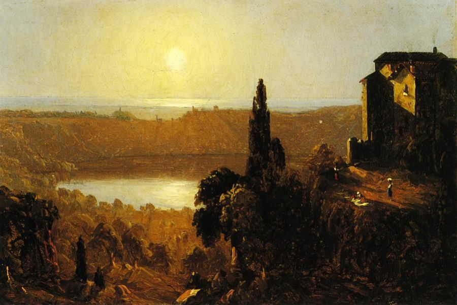 Sanford Robinson Gifford Lake Nemi 3